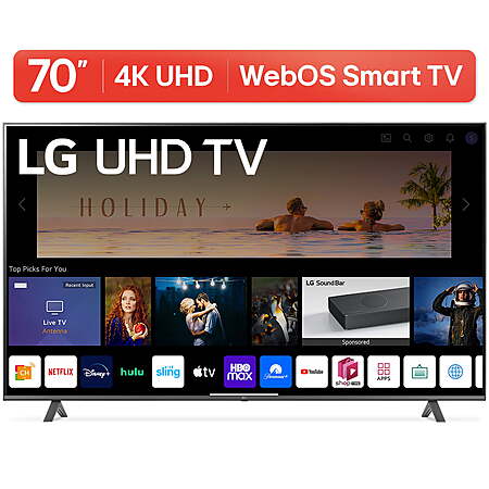 70" LG UQ7070 Series 4K UHD LED Smart TV $349 + Free Shipping