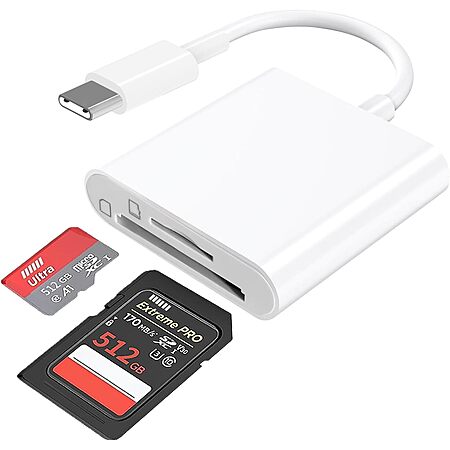 Rombica USB-C Dual Slot SD/TF Memory Card Adapter $3.99 + Free Shipping w/ Prime or on $35+