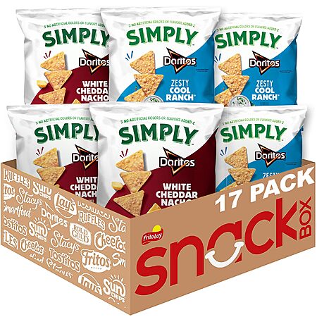Simply Doritos Variety Pack for $3.99!