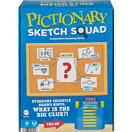 Pictionary Sketch Squad Game for $3.37