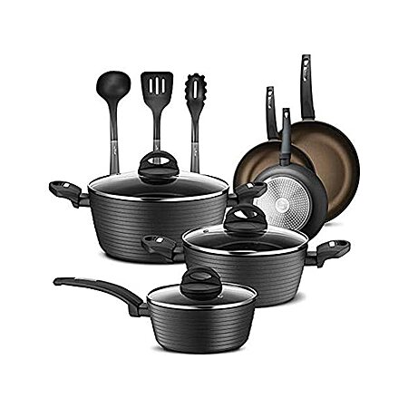 12-Piece NutriChef Cookware Set for $48.98!