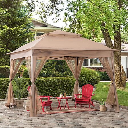11' x 11' SUNJOY Canopy Gazebo for $88.90!