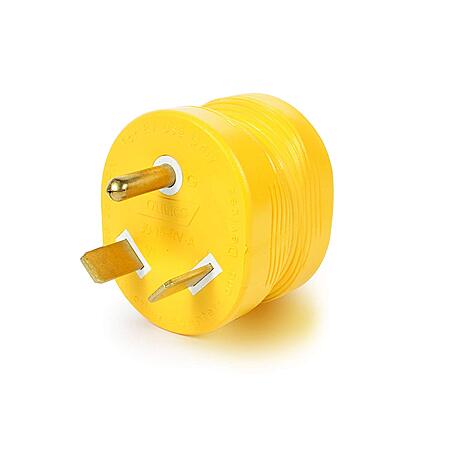 Camco PowerGrip 30AM/15AF Camper/RV Electrical Adapter $5.48 + Free Shipping w/ Prime or on $35+