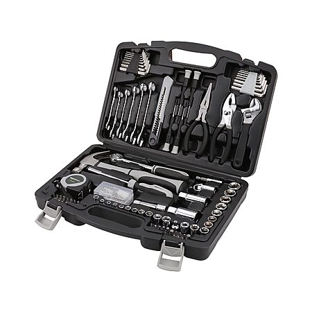 131-Piece Amazon Basics General Household Hand Tool Set $29.60 