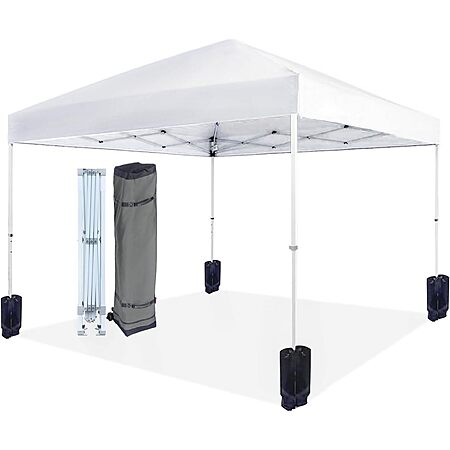 10' x 10' Amazon Basics Outdoor One Push Pop Up Canopy w/ Wheeled Carry Bag $74.30 + Free Shipping