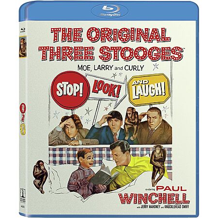 The Original Three Stooges: Stop! Look! And Laugh! (Blu-Ray) $13.60 + Free Shipping w/ Prime or on $35+