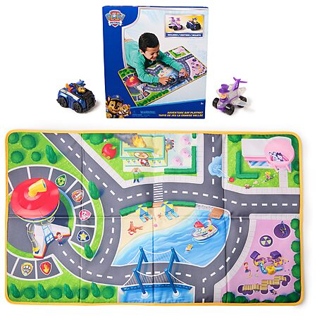 33" PAW Patrol Pup Squad Adventure Bay Playmat w/ Chase & Humdinger Vehicles $18.10 + Free Shipping w/ Prime or on $35+