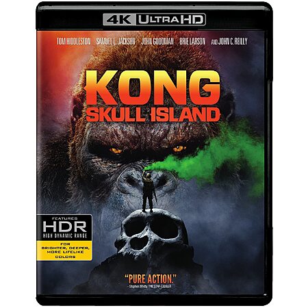 Kong: Skull Island (4K Ultra HD + Blu-ray) $10.99 + Free Shipping w/ Prime or on $35+
