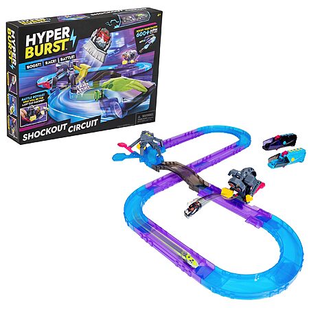 Goliath Hyper Burst Shockout Circuit Race & Battle Playset w/ 2 Micro Scale Cars $9.77 + Free Shipping w/ Prime or on $35+