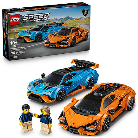 607-Piece LEGO Speed Champions Lamborghini Revuelto & Lamborghini Huracán STO $42.49 + Free Shipping