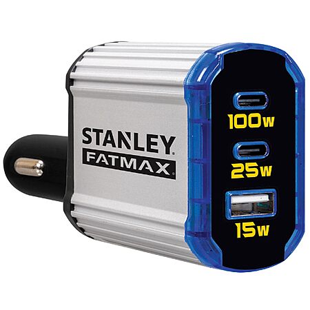 100W STANLEY Power Inverter w/ Dual USB-A & USB-C Ports $11.60 + Free Shipping w/ Prime or on $35+