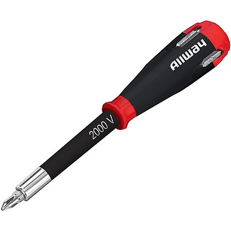Allway Tools 5-In-1 Composite Shockproof Screwdriver w/ 4 Bits $4.52 + Free Shipping w/ Prime or on $35+