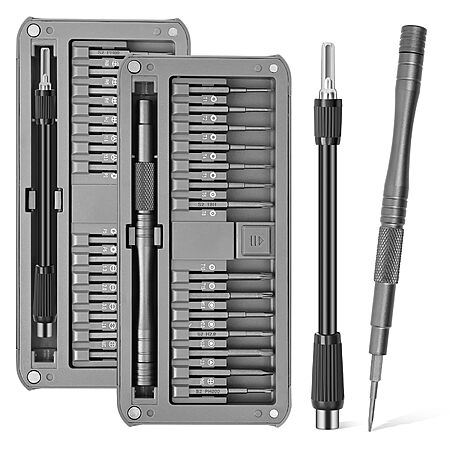 30-in-1 Precision Magnetic Screwdriver Set w/ S2 Tool Steel Bits $6.38 + Free Shipping w/ Prime or on $35+
