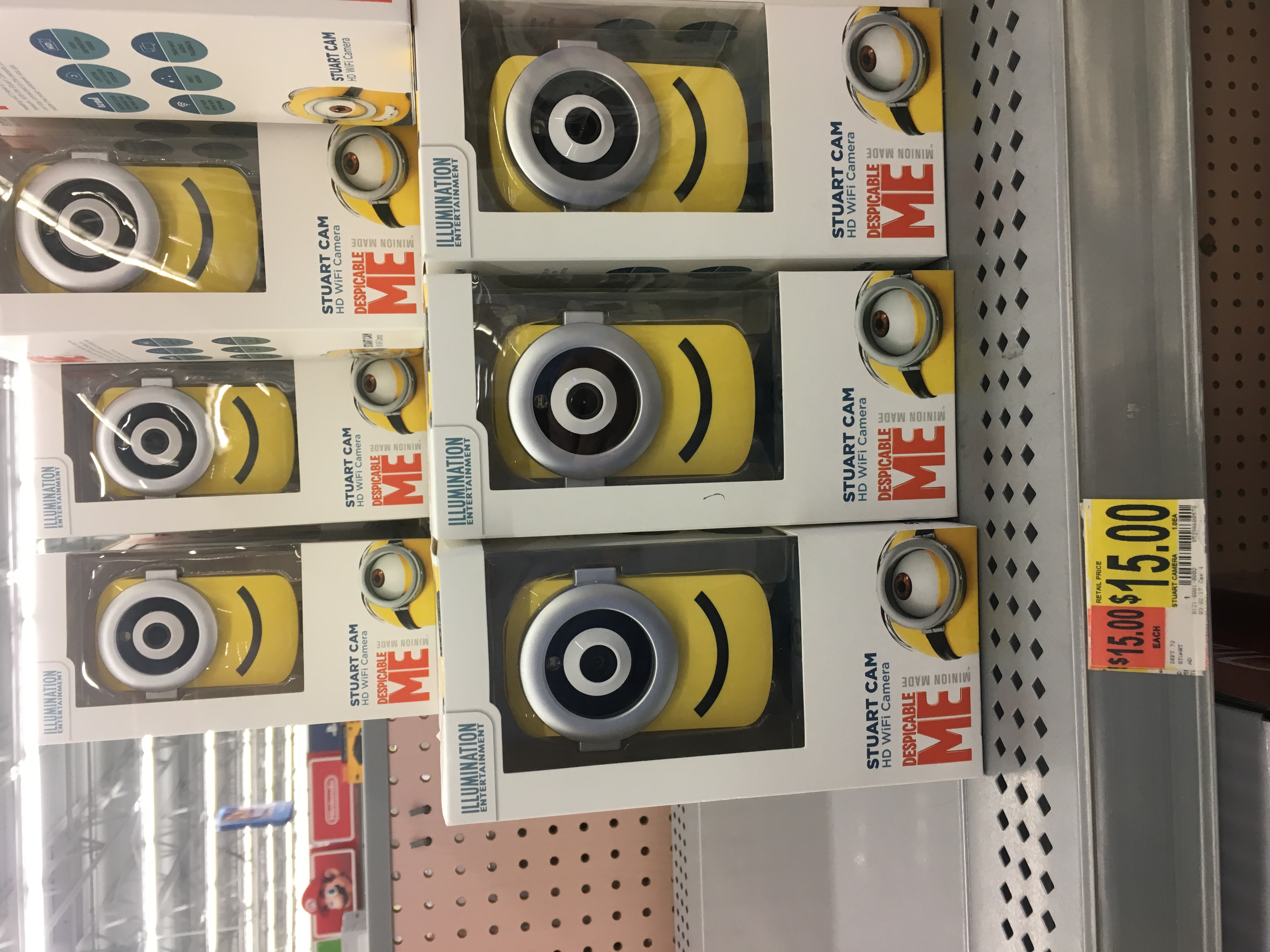 Minion Stuart HD Wi-Fi Cam $15.00 WALMART YMMV