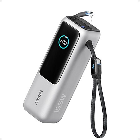 Anker Laptop Power Bank, 25,000mAh Travel Essential with 165W Total Output