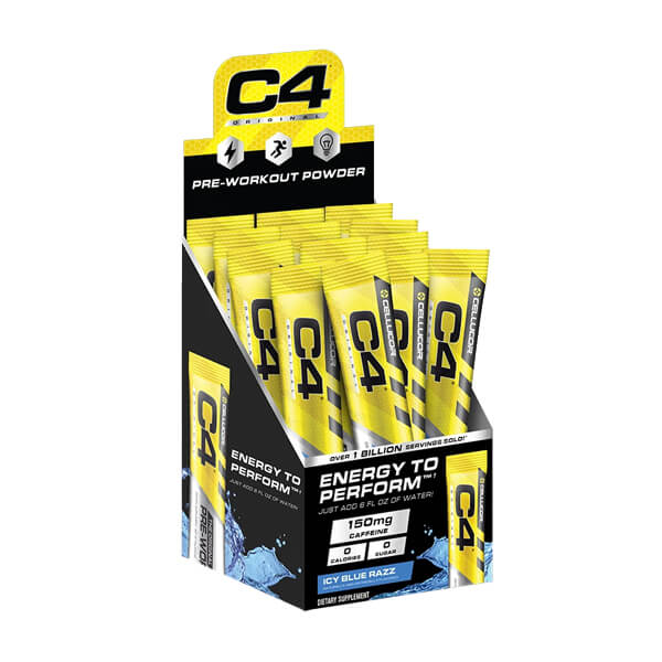 4 x 25 servings cellucor c4 original for $39.99