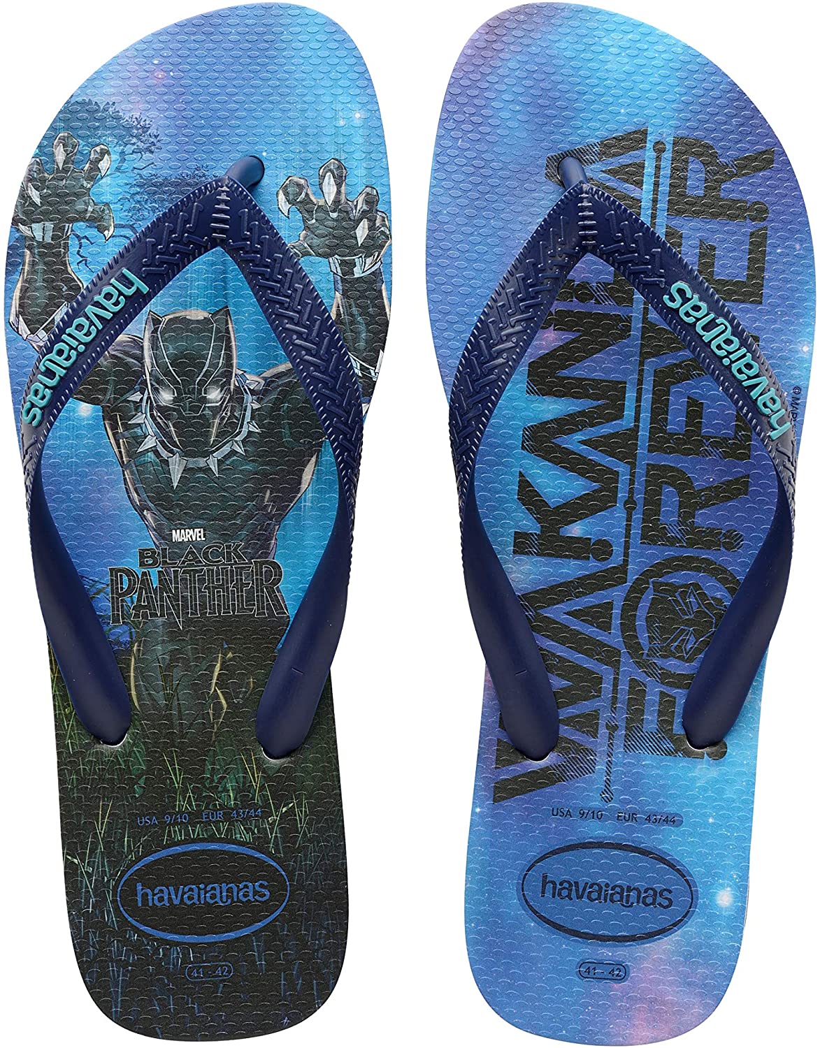 Amazon Havaianas Black Panther Flip Flops $12.14+