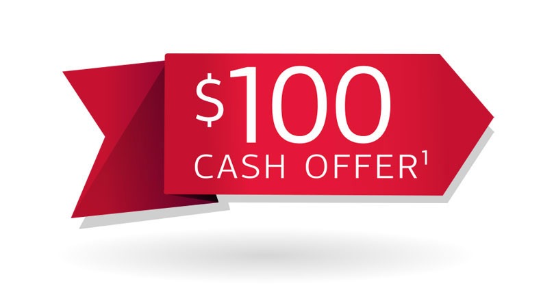 Bank of America $100 Cash Bonus Offer for $1000 Deposit New Savings Account Targeted Offer