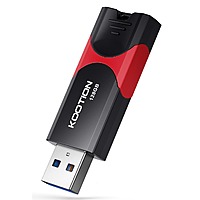 $11.99 KOOTION 128GB USB Thumb Drive 3.1 Flash Drive Ultra High Speed up to 150MB/s, Retractable Memory Stick, 128G External Solid State Flash Drive