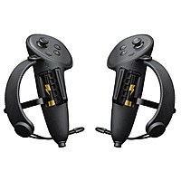 9.99 AMVR Extended Controller Grips Cover Compatible with Meta/Oculus Quest 3S/Quest 3 Accessories, with Battery Opening Cover and Knuckle Straps Protector $9.99