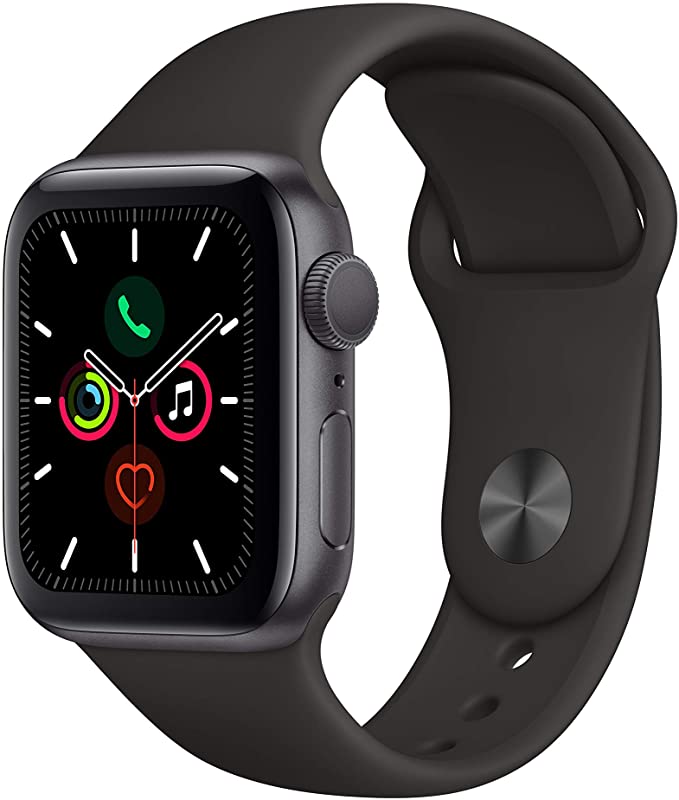 Apple Watch Series 5 Space Gray Aluminum (GPS) 40mm $299 - Amazon