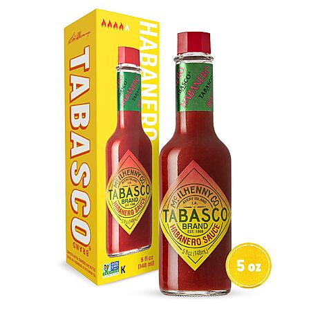 5-oz TABASCO Brand Habanero Sauce $3.65 w/ S&S