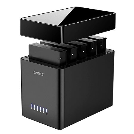 ORICO 5 Bay Hard Drive Enclosure Supports 2.5/3.5 inch Drives $76.99 after 30% off coupon