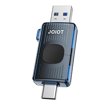 128GB USB C Flash Drive USB 3.2 Gen 1 up to 110MB/s Retractable, Blue