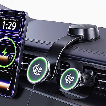 Upgrade for Qi2.2 25W for MagSafe Wireless Car Charger Mount $19.99 AC
