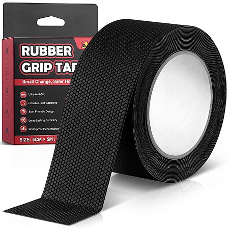2" x 16.4' Xroam Rubber Grip Non-Abrasive Anti-Slip Tape for Handles