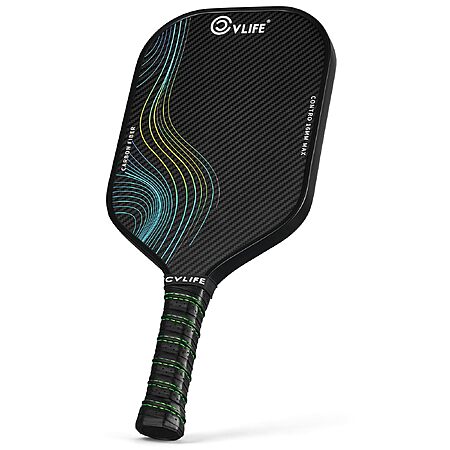 CVLIFE Pickleball Paddle Thermoformed Carbon Fiber Pickle Ball Paddle - $22.19 AC