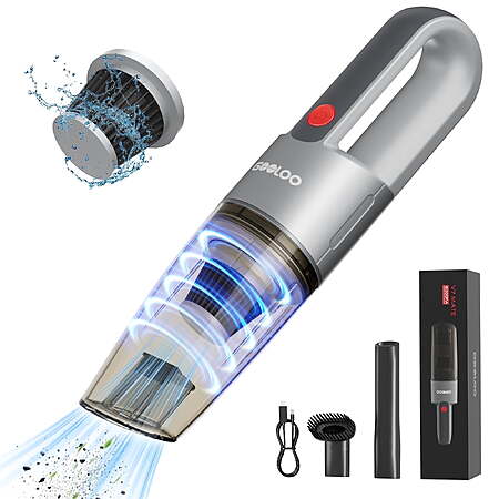 GOOLOO V7 Mate Car Vacuum Cleaner Cordless Portable Lightweight High Power Handheld Vacuum Cleaner
