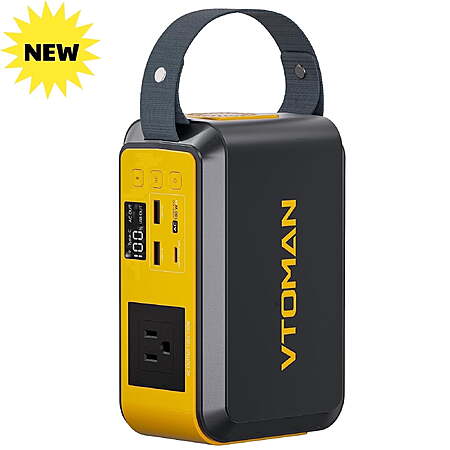VTOMAN - Jump 100, 88.8Wh LiFePO4 Portable Power Station, 100W AC Outlet (200W Surge) Power Bank, 65W Fast Charging, for Outdoor Camping & RV - $41.99 after coupon