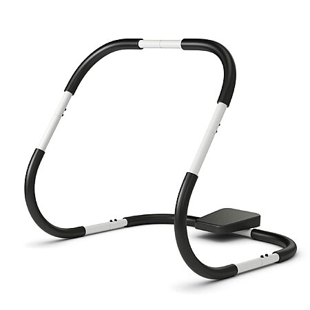 GYMAX Ab Cruncher, Abdominal Trainer Sit up Assistant Roller with Padded Headrest