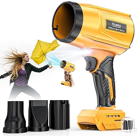 Ecarke 800,000RPM Cordless Leaf Blower for Dewalt 20V Battery - $31.99 AC
