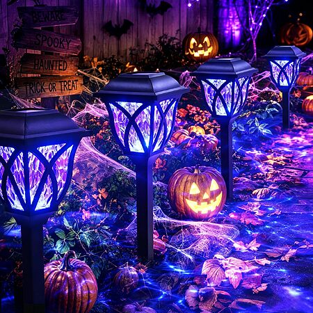 Gigalumi Solar Halloween Lights 6 Pack - $14.06 After coupon