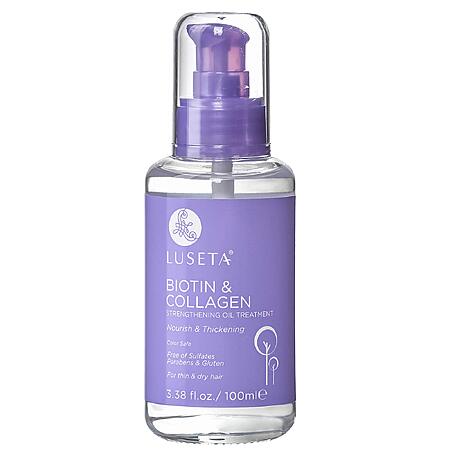 L LUSETA Biotin & Collagen Hair Oil Serum for Thin Hair& - $11.89 AC
