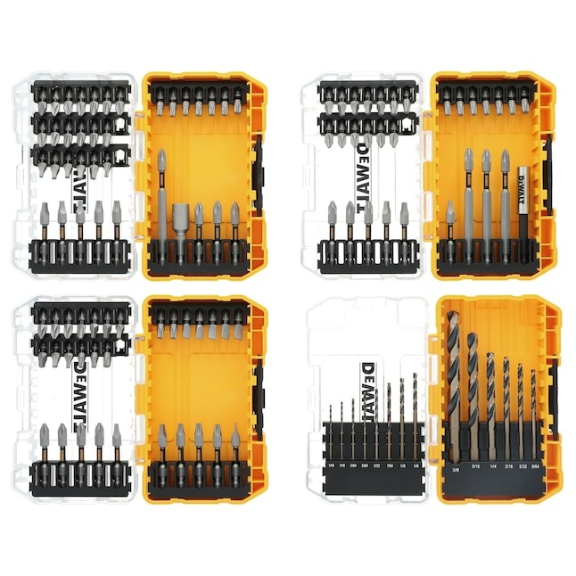 DEWALT TOUGH GRIP Screwdriver Bit Set 110 Piece in the Screwdriver Bits department at Lowes 25.98