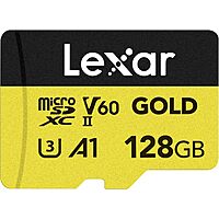 $24.99: Lexar 128GB Professional Gold Micro SD Card at Amazon