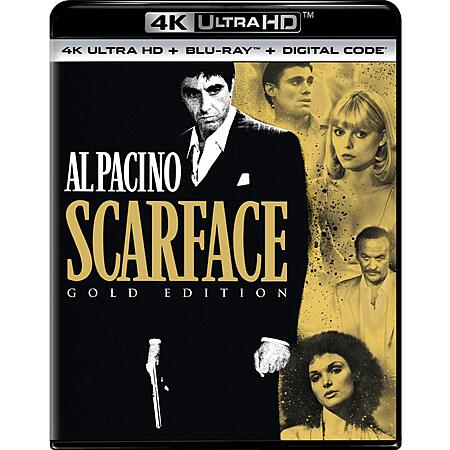 Scarface: Gold Edition (4K Ultra HD + Blu-ray + Digital) $11 