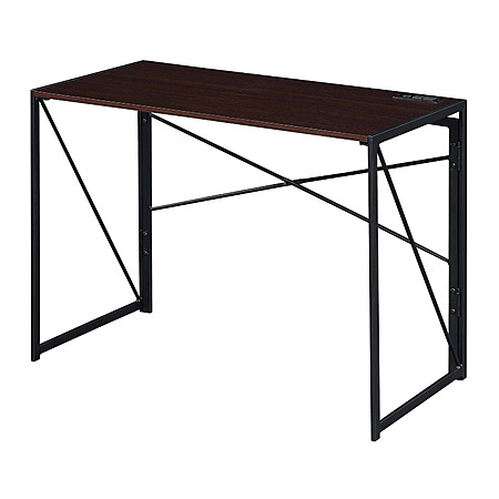Select Locations: 39.5" Breighton Home Xtra Folding Desk w/ Charging Station $30 