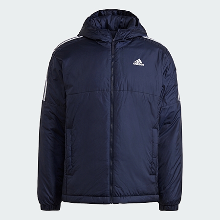 adidas Men's Essentials Insulated Hooded Jacket (S or XL, Legend Ink) $27 + Free Shipping