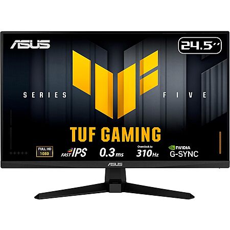 24.5″ ASUS TUF Gaming Series 5 1080p 310Hz 0.3ms Fast-IPS Monitor $129 + Free Shipping
