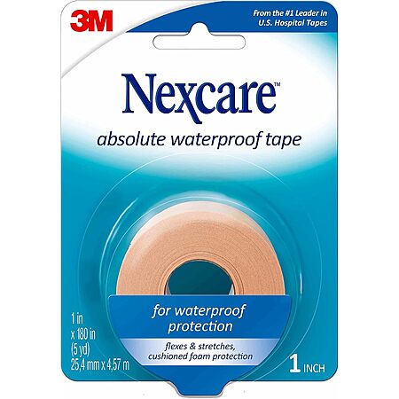 5-Yard 1" 3M Nexcare Absolute Waterproof Tape Roll $2.45 w/ Subscribe & Save