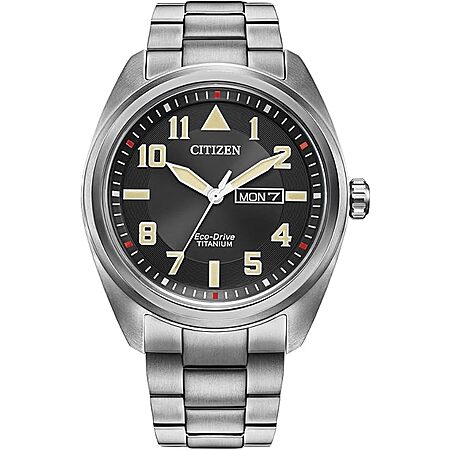 42mm Citizen Men's Eco-Drive Weekender Garrison Super Titanium Field Watch $238 + Free S/H