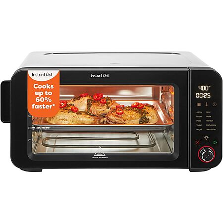 $100.99 | Instant Pot No Preheat Required 6-Slice Air Fryer Toaster Oven at Amazon