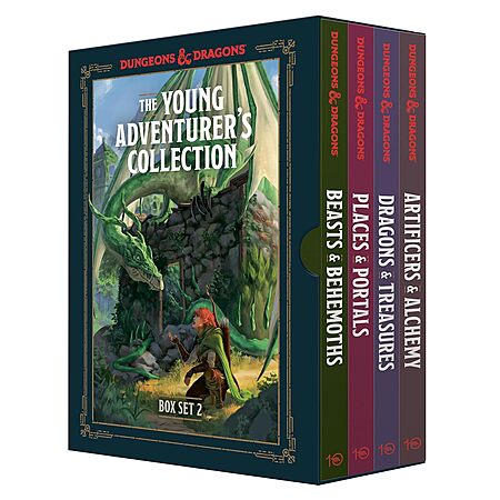 4-Book Dungeons & Dragons The Young Adventurer's Collection Box Set 2 (Paperback) $14.85
