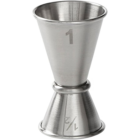 American Metalcraft JG1 Japanese-Style Stainless Steel Jigger (1/2-oz x 1-oz)