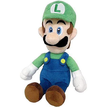 10" Little Buddy Super Mario All Star Collection Luigi Stuffed Plush Toy