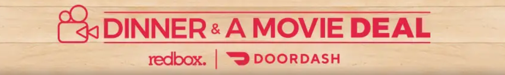 3 Free Redbox rentals + 3 $0 DoorDash Delivery Fees (new customers only)